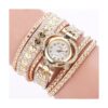 CdyBox Reloj de pulsera para mujer con incrustaciones de