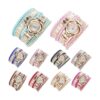 CdyBox Reloj de pulsera para mujer con incrustaciones de
