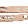 CdyBox Reloj de pulsera para mujer con incrustaciones de