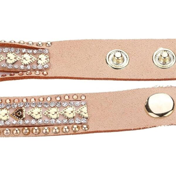 CdyBox Reloj de pulsera para mujer con incrustaciones de