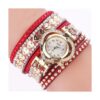 CdyBox Reloj de pulsera para mujer con incrustaciones de