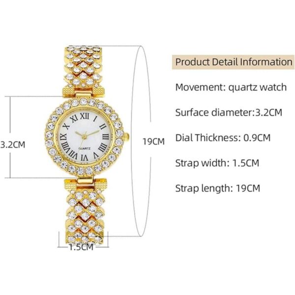 CdyBox Women Watches Diamond Luxury Quartz Watch Ladies_2