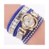 CdyBox Reloj de pulsera para mujer con incrustaciones de