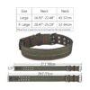 Cdycam Collar militar ajustable de nailon resistente y