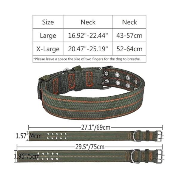 Cdycam Collar militar ajustable de nailon resistente y