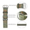 Cdycam Collar militar ajustable de nailon resistente y