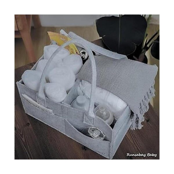 Runsabay Organizador de pañales para bebés cesta de