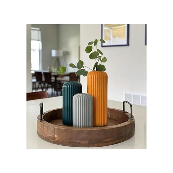 Rumi Décor Jarrones de cerámica modernos para decoración