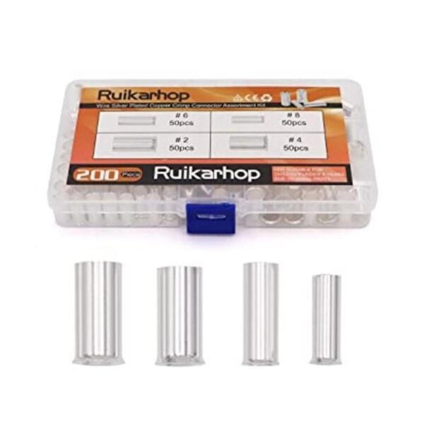 Ruikarhop 200 piezas AWG 8 6 4 2 28 calibre de alambre_1