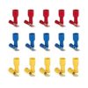 Ruidee 120PCS aislado machohembra espada conector de_1