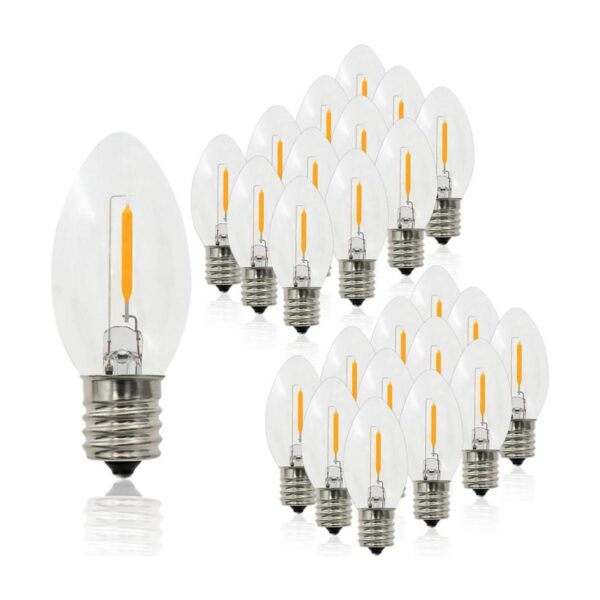 RuiAoTD Bombillas LED C9 de 06 W equivalentes a 7 W C9 de_1