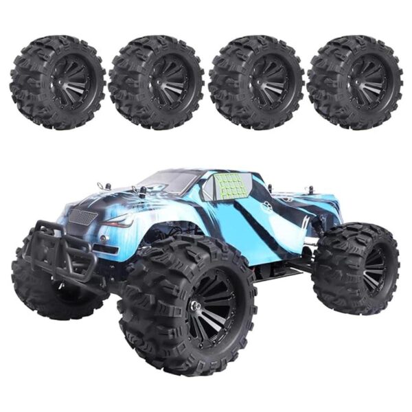 Ruedas y neumáticos hexagonales RC de 0.472 in con_3
