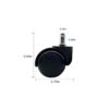 Ruedas para silla de oficina ruedas de silla de 2_2