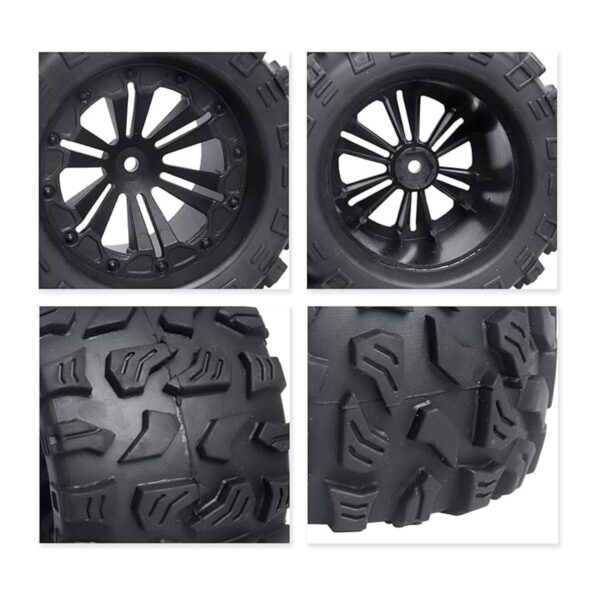 Ruedas y neumáticos hexagonales RC de 0.472 in con_5
