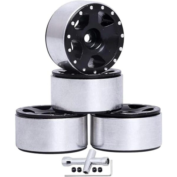 Ruedas Beadlock de aluminio CNC de 1 pulgada para piezas_1