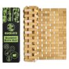 Ruckaye Tapete de baño de bambú de 24 x 16 pulgadas con_1