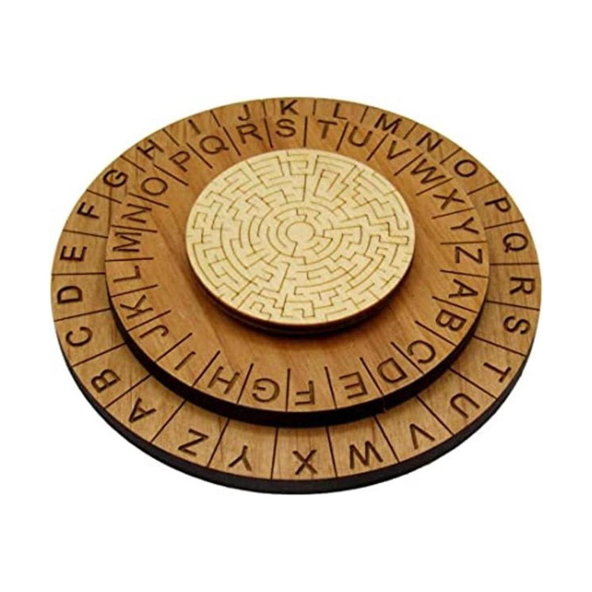 Rueda de cifrado Labyrinth Anillo decodificador de sala