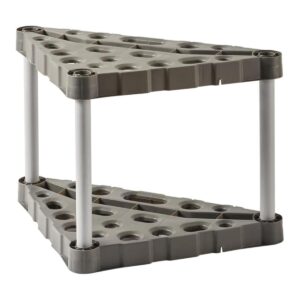 Rubbermaid Estante de torre para herramientas de esquina