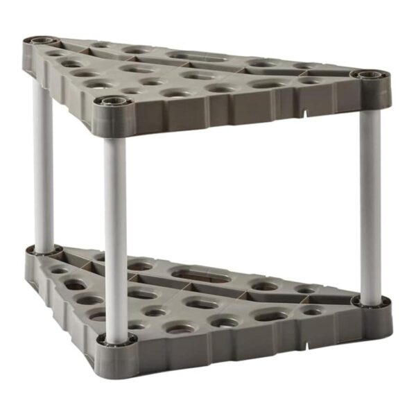 Rubbermaid Estante de torre para herramientas de esquina