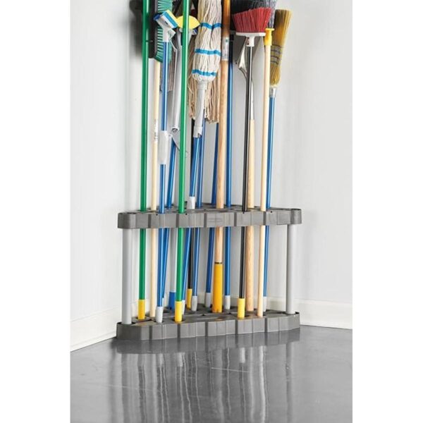 Rubbermaid Estante de torre para herramientas de esquina