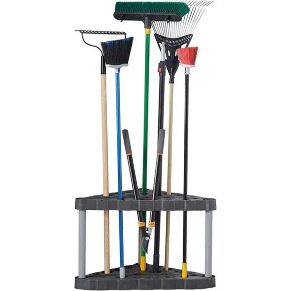 Rubbermaid Estante de torre para herramientas de esquina