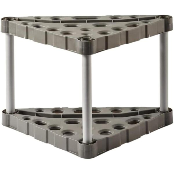 Rubbermaid Estante de torre para herramientas de esquina