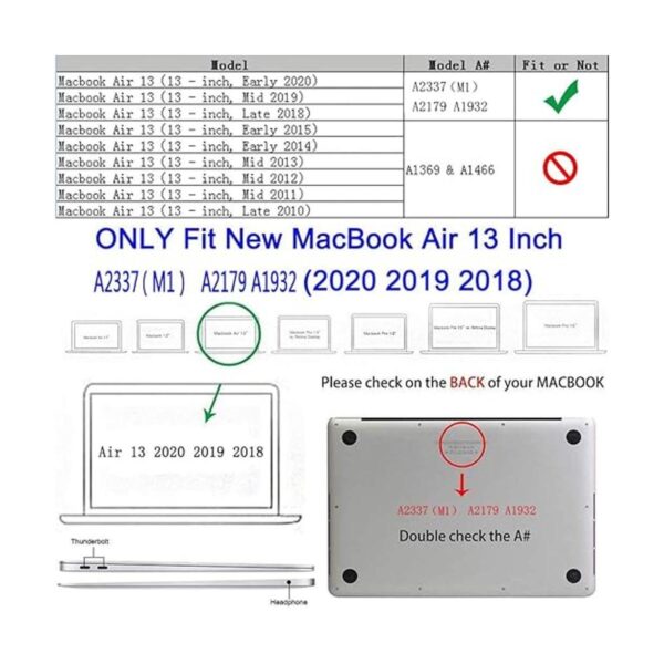 Ruban Funda para MacBook Air 13 pulgadas A2337 M1_2