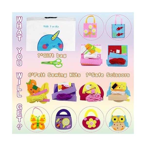 Rtudan El primer kit de costura para niños incluye 6_2