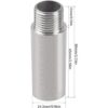 Rrina Brazo de extensión de cabezal de ducha de acero_2