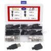 Rrina 20 conectores USB 2.0 tipo A macho hembra de 4 pines_1