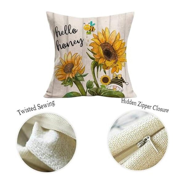 Royalours Home Sweet Home Juego de 4 fundas de almohada