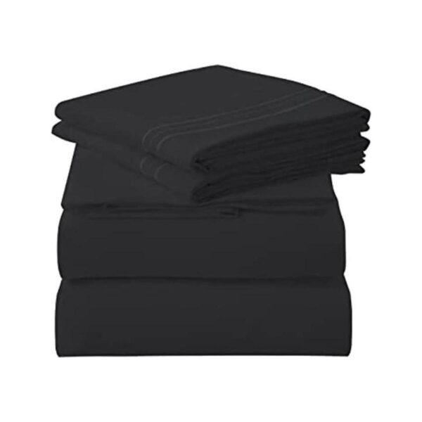 Royale Linens Sábanas de cama de 4 piezas Juego de ropa_1