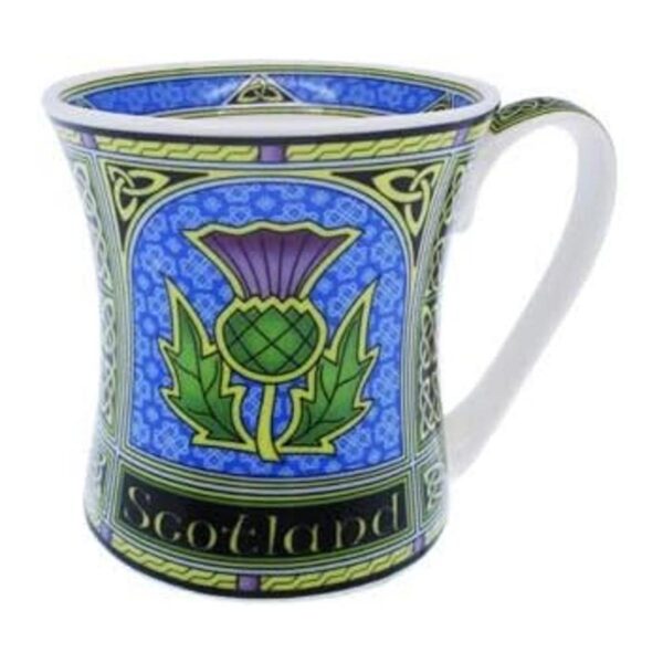 Royal Tara Juego de 2 tazas de porcelana escocesa con_3
