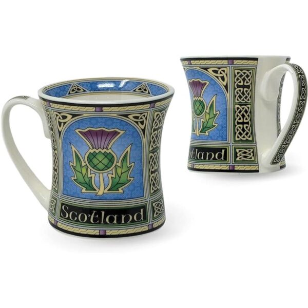 Royal Tara Juego de 2 tazas de porcelana escocesa con_1