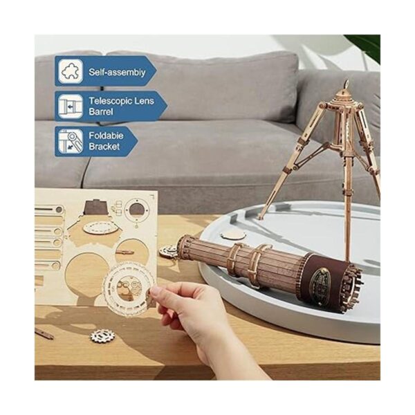 Rowood Rompecabezas 3D de telescopio para adultos kit de_2