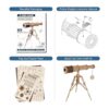 Rowood Rompecabezas 3D de telescopio para adultos kit de_3