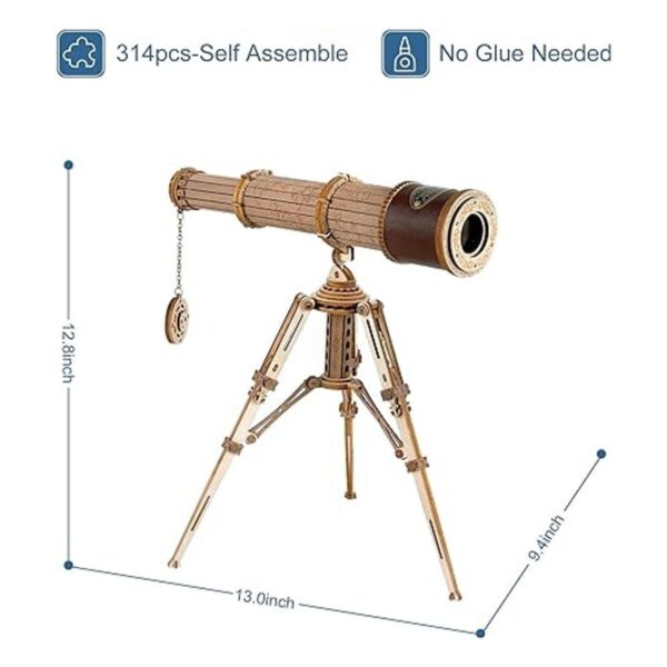 Rowood Rompecabezas 3D de telescopio para adultos kit de_5