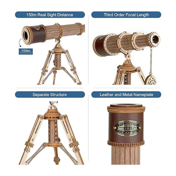 Rowood Rompecabezas 3D de telescopio para adultos kit de_4