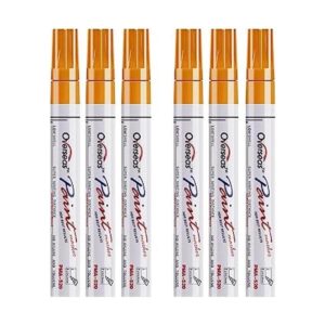 Rotuladores de pintura naranja Paquete de 6 rotuladores