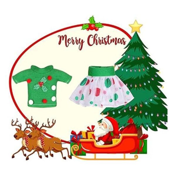 Ropa de Santa Couture de Navidad accesorios de Navidad