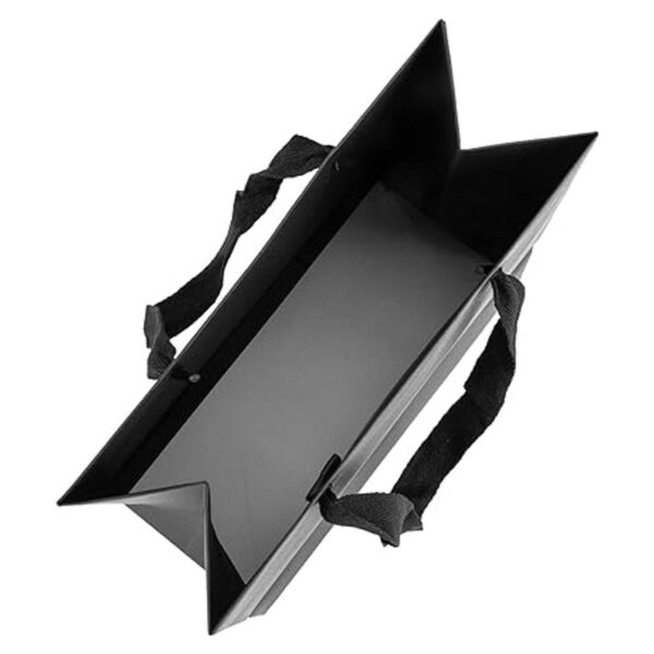 Ronvir 25 bolsas de regalo negras de 8.6 x 3.9 x 7_5
