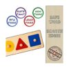 Rompecabezas magnético de madera Montessori 3 formas_2
