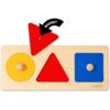 Rompecabezas magnético de madera Montessori 3 formas_1