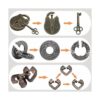 Rompecabezas de desenredo de metal 3 en 1 para adultos y_3