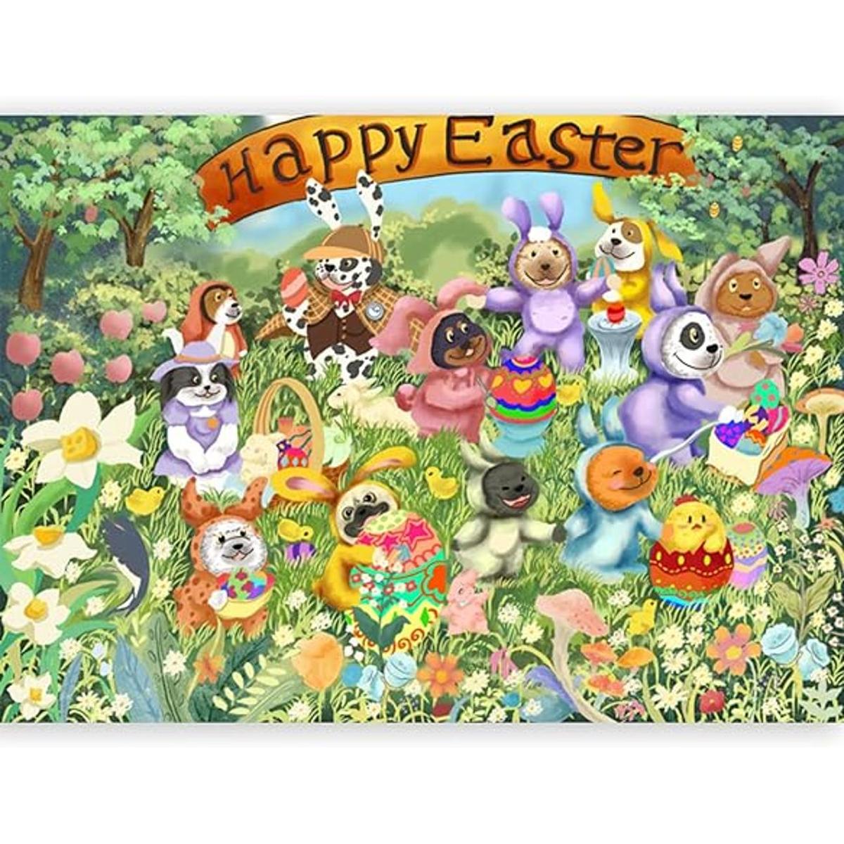 Rompecabezas de Pascua de 500 piezas para adultos