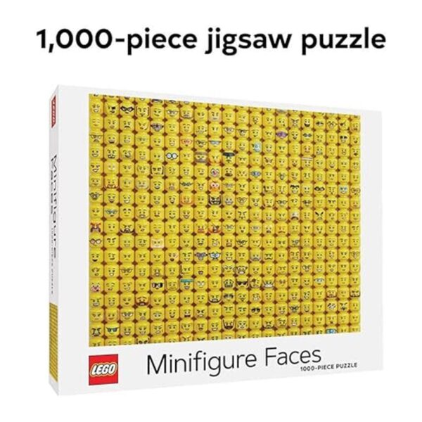 Rompecabezas de 1000 piezas con caras de minifigura LEGO_2