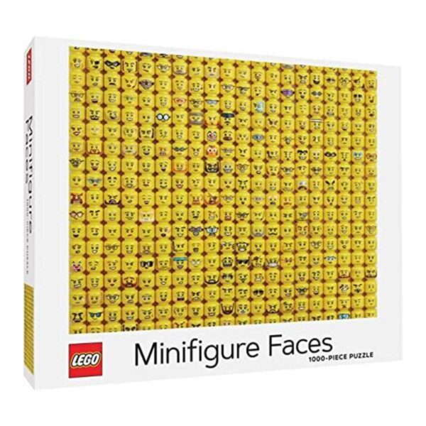 Rompecabezas de 1000 piezas con caras de minifigura LEGO_1