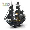 Rompecabezas 3D para adultos barco pirata LED Queen_1