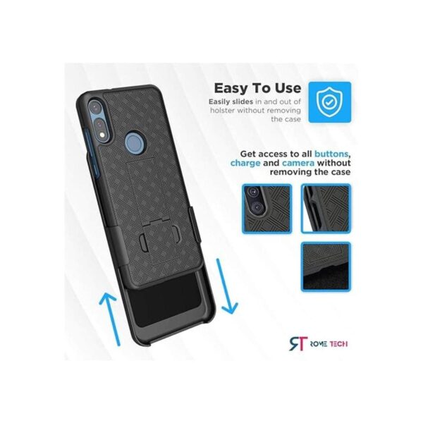 Rome Tech Funda con clip para cinturón para Moto E 2020_4
