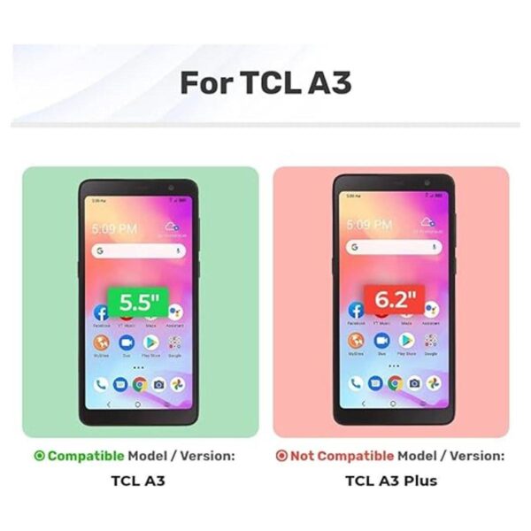 Rome Tech Funda de clip para cinturón Alcatel TCL A3_2